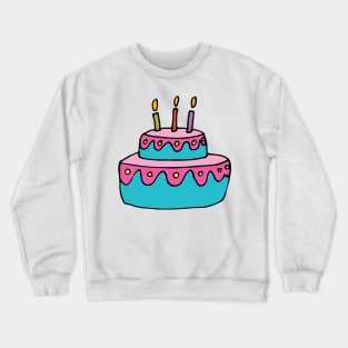 Birthday Cake Crewneck Sweatshirt